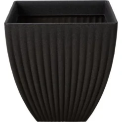 Pro Garden Plantenpot - Tuin - Kunststof - Antraciet - 40 X 42 Cm