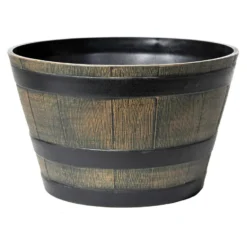 Mega Collections Plantenpot/bloempot - Kunststof - Bruin - D44 Cm