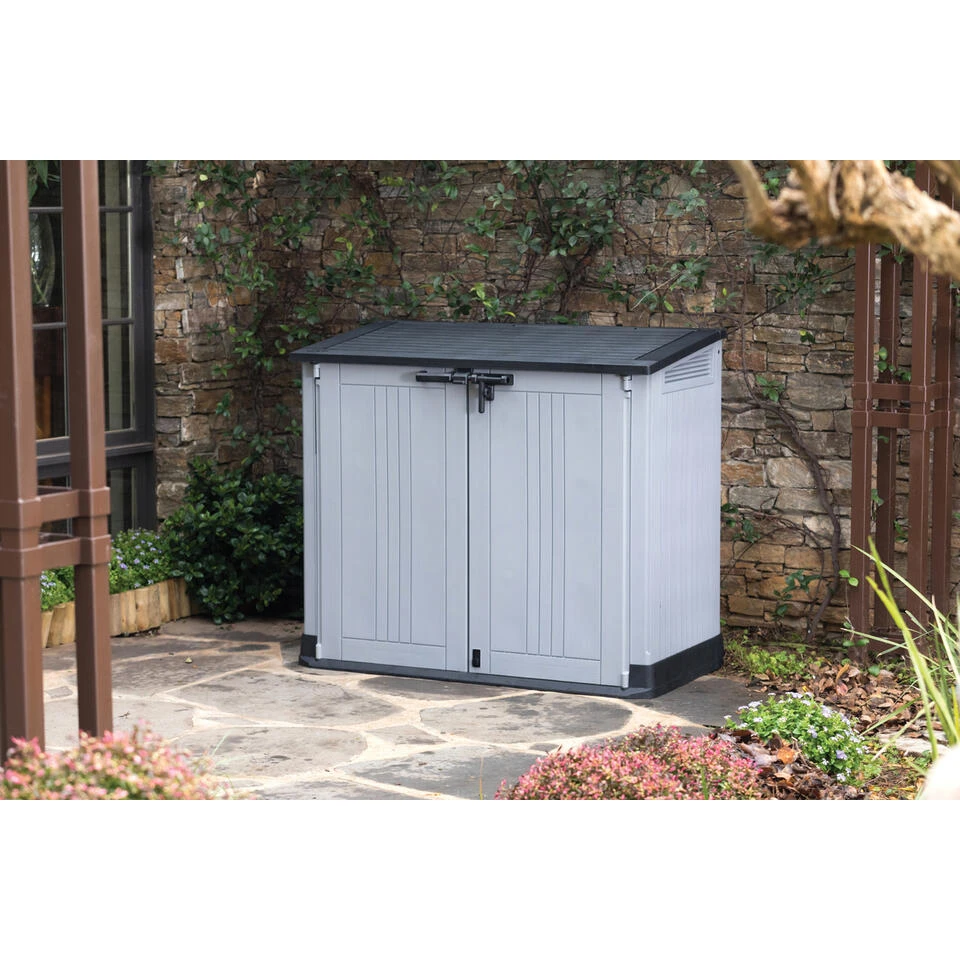 Keter Store-It-Out Nova Opbergbox - 880 L - 132x71.5x113.5 Cm - Grijs - Afbeelding 3