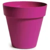 Mega Collections Plantenpot/bloempot - Kunststof - Roze - D29 Cm