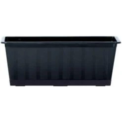 Prosperplast 1x Antraciet Kunststof Agro Plantenbakken/bloembakken 50 Cm