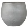 Mica Decorations Bloempot - Grijs - Keramiek - 33 X 28 Cm
