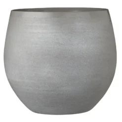 Mica Decorations Bloempot - Grijs - Keramiek - 33 X 28 Cm