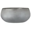 Mica Decorations Bloempot - Schaal - Grijs - Keramiek - 26 X 12 Cm