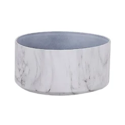 Beliani Plantenbak Voor Buiten VALTA - Wit Stenenmix