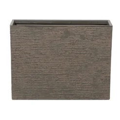 Beliani Plantenbak Voor Buiten EDESSA - Bruin Stenenmix