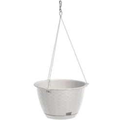 Prosperplast Prosperplats Bloempot Ratolla - Hangend - Wit - Kunststof - 25 Cm