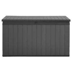 Keter - Opbergbox Darwin - 380 Liter - Antraciet - 54,5x142,5x65,3 Cm